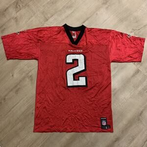 NFL Reebok Atlanta Falcons Matt Ryan #2 Football Jersey Red Men’s Large Vintage